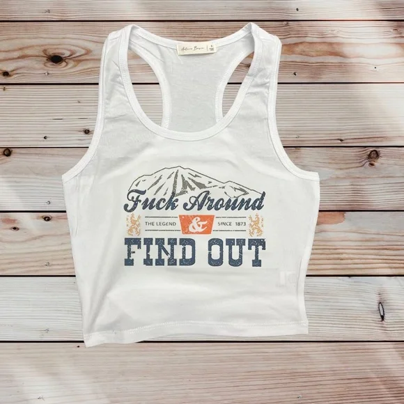 FAFO Cropped Tank Top - Picture 1 of 1